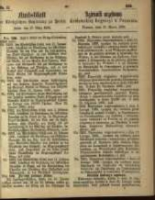 Amtsblatt der K&ouml;niglichen Regierung zu Posen. 1866.03.13 Nro.11