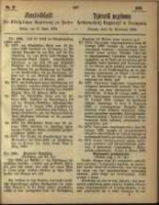 Amtsblatt der K&ouml;niglichen Regierung zu Posen. 1866.04.10 Nro.15