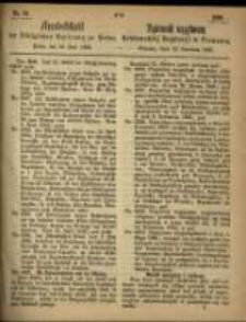 Amtsblatt der K&ouml;niglichen Regierung zu Posen. 1866.06.12 Nro.24