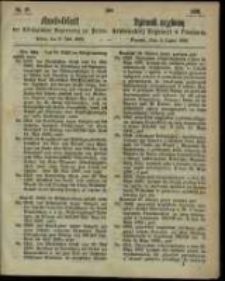 Amtsblatt der K&ouml;niglichen Regierung zu Posen. 1866.07.03 Nro.27