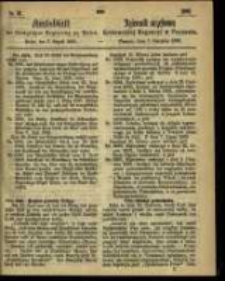 Amtsblatt der K&ouml;niglichen Regierung zu Posen. 1866.08.07 Nro.32