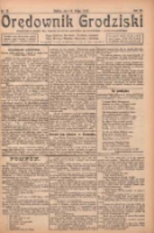 Orędownik Grodziski: niezależne pismo dla rodzin polskich powiatu grodziskiego i nowotomyskiego : organ centralny dla miast: Grodziska, Opalenicy, Buku, Nowego Tomyśla, Zbaszynia i Lw&oacute;wka 1925.02.14 R.7 Nr13