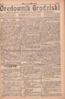 Orędownik Grodziski: niezależne pismo dla rodzin polskich powiatu grodziskiego i nowotomyskiego : organ centralny dla miast: Grodziska, Opalenicy, Buku, Nowego Tomyśla, Zbaszynia i Lw&oacute;wka 1925.02.21 R.7 Nr15