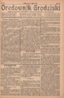 Orędownik Grodziski: niezależne pismo dla rodzin polskich powiatu grodziskiego i nowotomyskiego : organ centralny dla miast: Grodziska, Opalenicy, Buku, Nowego Tomyśla, Zbaszynia i Lw&oacute;wka 1925.03.04 R.7 Nr18