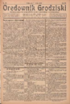 Orędownik Grodziski: niezależne pismo dla rodzin polskich powiatu grodziskiego i nowotomyskiego : organ centralny dla miast: Grodziska, Opalenicy, Buku, Nowego Tomyśla, Zbaszynia i Lw&oacute;wka 1925.03.11 R.7 Nr20