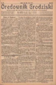 Orędownik Grodziski: niezależne pismo dla rodzin polskich powiatu grodziskiego i nowotomyskiego : organ centralny dla miast: Grodziska, Opalenicy, Buku, Nowego Tomyśla, Zbaszynia i Lw&oacute;wka 1925.03.18 R.7 Nr22