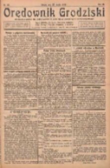 Orędownik Grodziski: niezależne pismo dla rodzin polskich powiatu grodziskiego i nowotomyskiego : organ centralny dla miast: Grodziska, Opalenicy, Buku, Nowego Tomyśla, Zbaszynia i Lw&oacute;wka 1925.03.28 R.7 Nr25