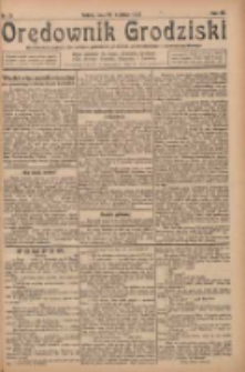 Orędownik Grodziski: niezależne pismo dla rodzin polskich powiatu grodziskiego i nowotomyskiego : organ centralny dla miast: Grodziska, Opalenicy, Buku, Nowego Tomyśla, Zbaszynia i Lw&oacute;wka 1925.04.18 R.7 Nr31