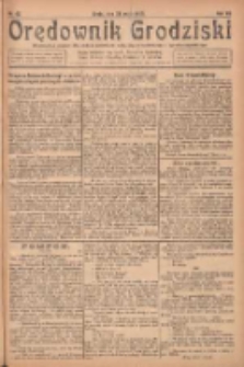 Orędownik Grodziski: niezależne pismo dla rodzin polskich powiatu grodziskiego i nowotomyskiego : organ centralny dla miast: Grodziska, Opalenicy, Buku, Nowego Tomyśla, Zbaszynia i Lw&oacute;wka 1925.05.27 R.7 Nr42