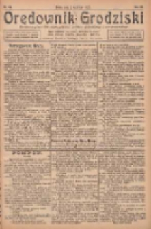 Orędownik Grodziski: niezależne pismo dla rodzin polskich powiatu grodziskiego i nowotomyskiego : organ centralny dla miast: Grodziska, Opalenicy, Buku, Nowego Tomyśla, Zbaszynia i Lw&oacute;wka 1925.06.03 R.7 Nr44