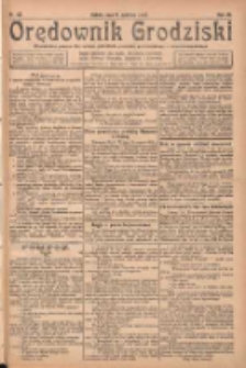 Orędownik Grodziski: niezależne pismo dla rodzin polskich powiatu grodziskiego i nowotomyskiego : organ centralny dla miast: Grodziska, Opalenicy, Buku, Nowego Tomyśla, Zbaszynia i Lw&oacute;wka 1925.06.06 R.7 Nr45