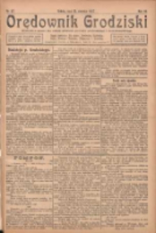 Orędownik Grodziski: niezależne pismo dla rodzin polskich powiatu grodziskiego i nowotomyskiego : organ centralny dla miast: Grodziska, Opalenicy, Buku, Nowego Tomyśla, Zbaszynia i Lw&oacute;wka 1925.06.13 R.7 Nr47
