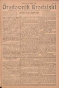 Orędownik Grodziski: niezależne pismo dla rodzin polskich powiatu grodziskiego i nowotomyskiego : organ centralny dla miast: Grodziska, Opalenicy, Buku, Nowego Tomyśla, Zbaszynia i Lw&oacute;wka 1925.06.24 R.7 Nr50