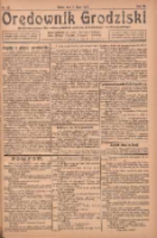 Orędownik Grodziski: niezależne pismo dla rodzin polskich powiatu grodziskiego i nowotomyskiego : organ centralny dla miast: Grodziska, Opalenicy, Buku, Nowego Tomyśla, Zbaszynia i Lw&oacute;wka 1925.07.01 R.7 Nr52