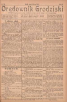 Orędownik Grodziski: niezależne pismo dla rodzin polskich powiatu grodziskiego i nowotomyskiego : organ centralny dla miast: Grodziska, Opalenicy, Buku, Nowego Tomyśla, Zbaszynia i Lw&oacute;wka 1925.07.08 R.7 Nr54