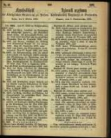 Amtsblatt der K&ouml;niglichen Regierung zu Posen. 1866.10.02 Nro.40