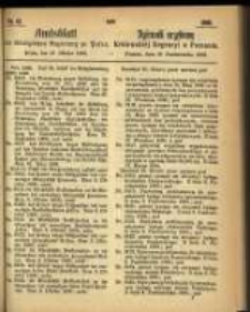 Amtsblatt der K&ouml;niglichen Regierung zu Posen. 1866.10.16 Nro.42