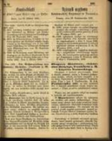 Amtsblatt der K&ouml;niglichen Regierung zu Posen. 1866.10.23 Nro.43