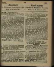 Amtsblatt der K&ouml;niglichen Regierung zu Posen. 1866.10.30 Nro.44