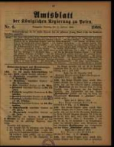 Amtsblatt der Königlichen Regierung zu Posen. 1908.02.11 Nro.6