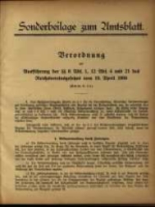 Sonderbeilage zum Amtsblatt