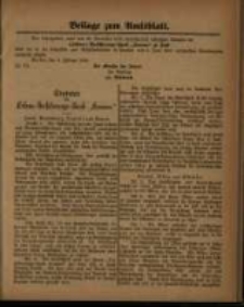 Beilage zum Amtsblatt