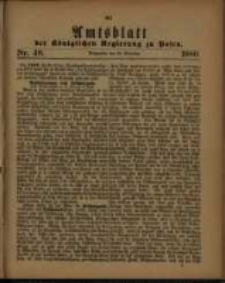 Amtsblatt der K&ouml;niglichen Regierung zu Posen. 1880.11.30 Nro.48