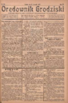 Orędownik Grodziski: niezależne pismo dla rodzin polskich powiatu grodziskiego i nowotomyskiego : organ centralny dla miast: Grodziska, Opalenicy, Buku, Nowego Tomyśla, Zbaszynia i Lw&oacute;wka 1925.08.08 R.7 Nr63