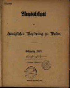 Amtsblatt der Königlichen Regierung zu Posen. 1909.01.05 Nro1