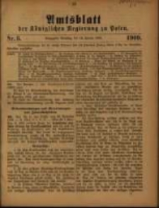 Amtsblatt der Königlichen Regierung zu Posen. 1909.01.19 Nro.3