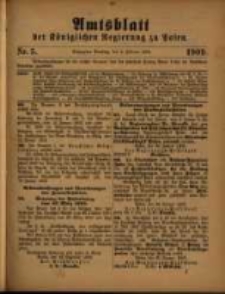 Amtsblatt der Königlichen Regierung zu Posen. 1909.02.02 Nro.5