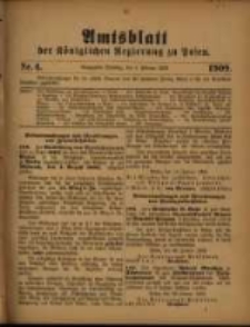 Amtsblatt der Königlichen Regierung zu Posen. 1909.02.09 Nro.6