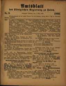 Amtsblatt der K&ouml;niglichen Regierung zu Posen. 1909.03.02 Nro.9
