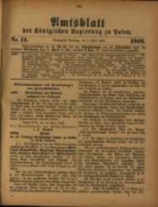 Amtsblatt der Königlichen Regierung zu Posen. 1909.04.06 Nro.14