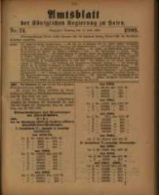 Amtsblatt der K&ouml;niglichen Regierung zu Posen. 1909.06.15 Nro.24