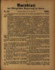 Amtsblatt der Königlichen Regierung zu Posen. 1909.07.13 Nro.28