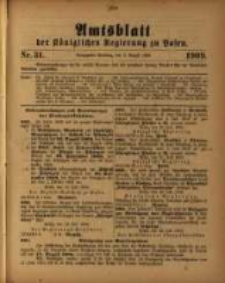 Amtsblatt der Königlichen Regierung zu Posen. 1909.08.03 Nro.31