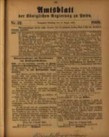 Amtsblatt der Königlichen Regierung zu Posen. 1909.08.10 Nro.32