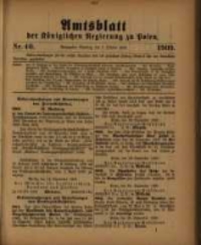 Amtsblatt der Königlichen Regierung zu Posen. 1909.10.05 Nro.40