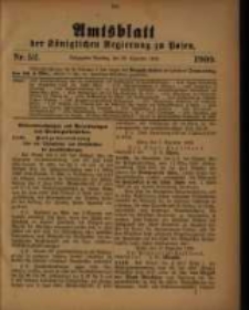 Amtsblatt der K&ouml;niglichen Regierung zu Posen. 1909.12.28 Nro.52