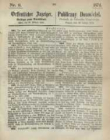 Oeffentlicher Anzeiger. 1874.02.26 Nr 9