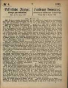 Oeffentlicher Anzeiger. 1872.01.22 Nro.4