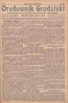 Orędownik Grodziski: niezależne pismo dla rodzin polskich powiatu grodziskiego i nowotomyskiego : organ centralny dla miast: Grodziska, Opalenicy, Buku, Nowego Tomyśla, Zbaszynia i Lw&oacute;wka 1925.09.26 R.7 Nr77