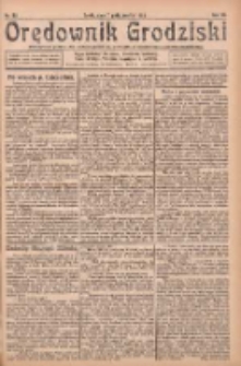 Orędownik Grodziski: niezależne pismo dla rodzin polskich powiatu grodziskiego i nowotomyskiego : organ centralny dla miast: Grodziska, Opalenicy, Buku, Nowego Tomyśla, Zbaszynia i Lw&oacute;wka 1925.10.07 R.7 Nr80
