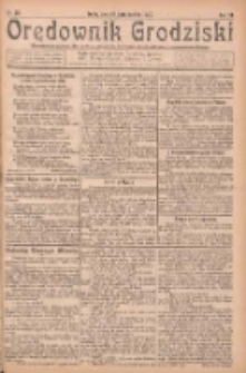 Orędownik Grodziski: niezależne pismo dla rodzin polskich powiatu grodziskiego i nowotomyskiego : organ centralny dla miast: Grodziska, Opalenicy, Buku, Nowego Tomyśla, Zbaszynia i Lw&oacute;wka 1925.10.14 R.7 Nr82
