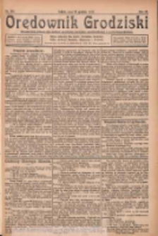 Orędownik Grodziski: niezależne pismo dla rodzin polskich powiatu grodziskiego i nowotomyskiego : organ centralny dla miast: Grodziska, Opalenicy, Buku, Nowego Tomyśla, Zbaszynia i Lw&oacute;wka 1925.12.19 R.7 Nr101