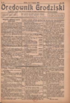 Orędownik Grodziski: niezależne pismo dla rodzin polskich powiatu grodziskiego i nowotomyskiego : organ centralny dla miast: Grodziska, Opalenicy, Buku, Nowego Tomyśla, Zbaszynia i Lw&oacute;wka 1926.01.09 R.8 Nr3