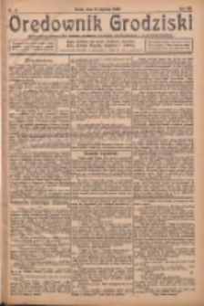 Orędownik Grodziski: niezależne pismo dla rodzin polskich powiatu grodziskiego i nowotomyskiego : organ centralny dla miast: Grodziska, Opalenicy, Buku, Nowego Tomyśla, Zbaszynia i Lw&oacute;wka 1926.01.13 R.8 Nr4