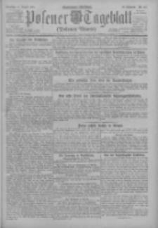 Posener Tageblatt (Posener Warte) 1923.08.21 Jg.62 Nr187