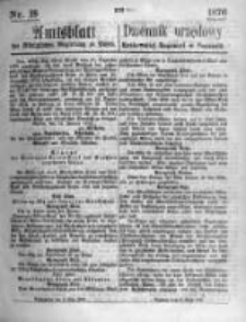 Amtsblatt der K&ouml;niglichen Regierung zu Posen. 1876.05.03 Nro.18
